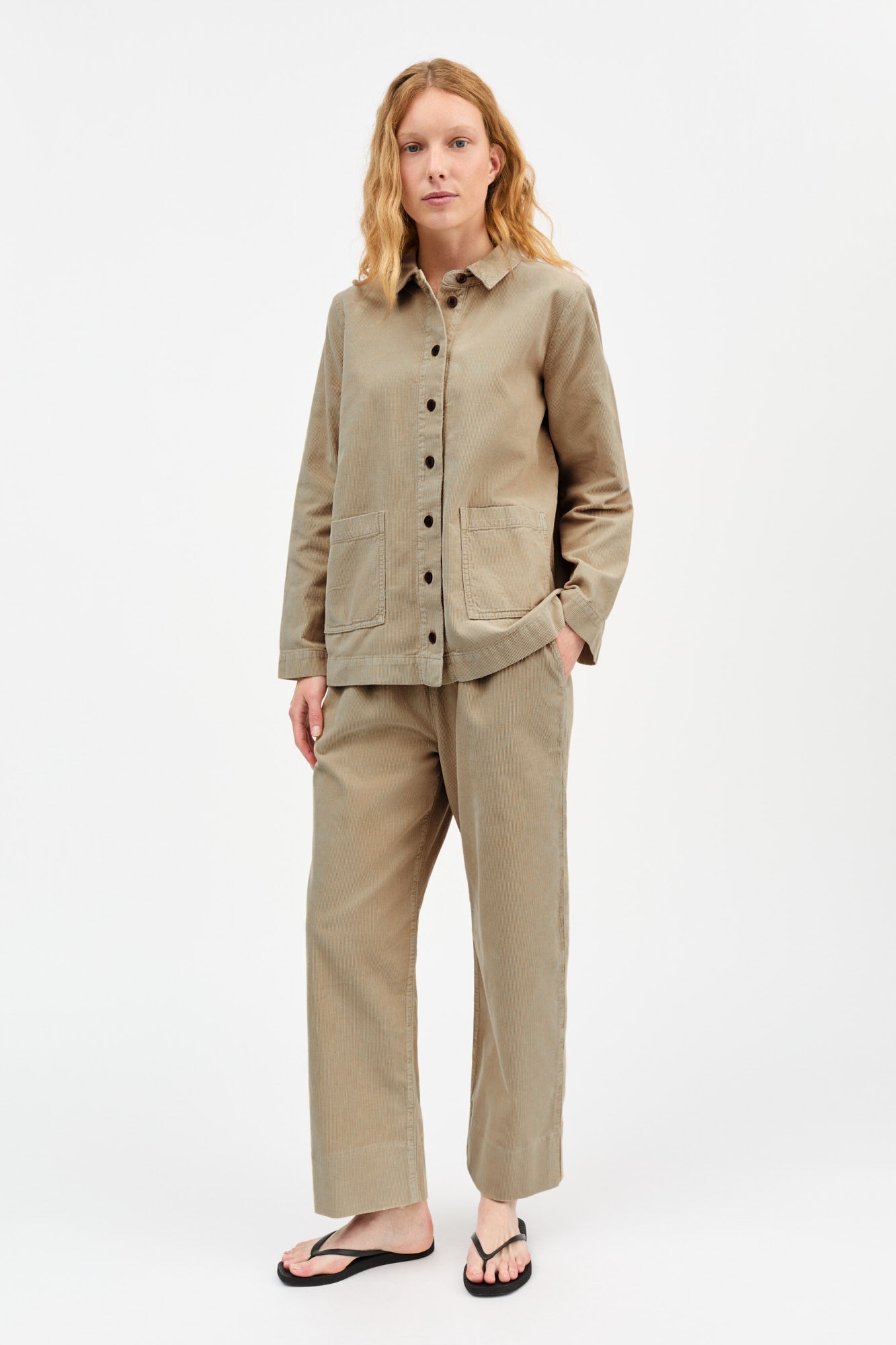 Skall Studio Jin overshirt Shirt Noisette